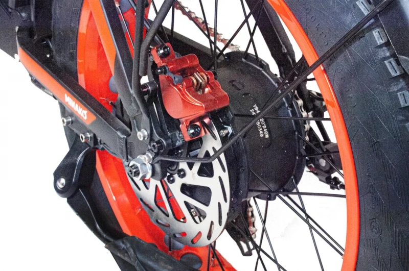Электровелосипед Minako F10 Dual PRO полный привод (red)