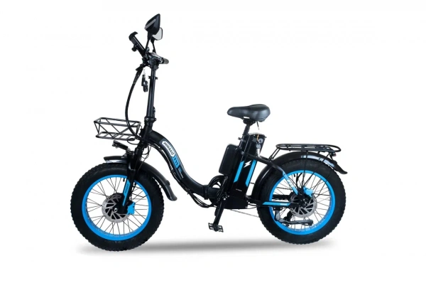 Электровелосипед Minako F11 Dual PRO полный привод (blue)