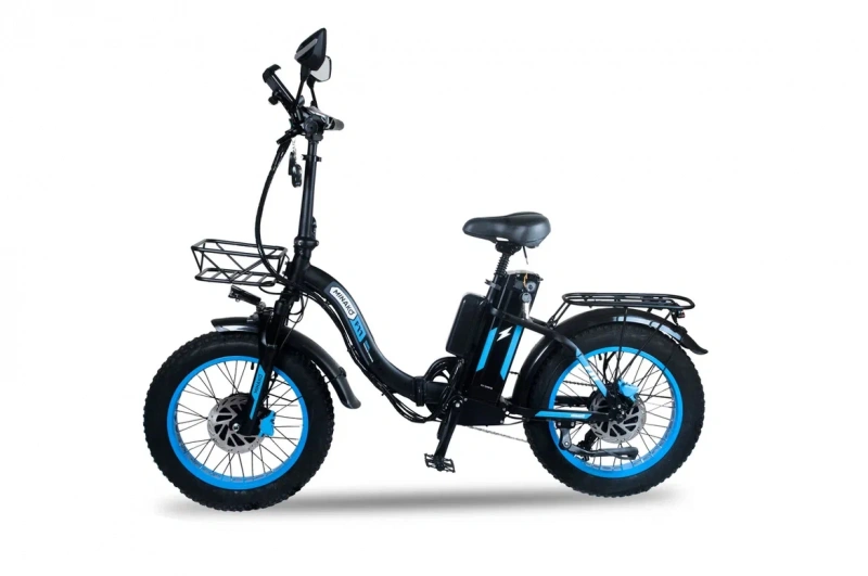 Электровелосипед Minako F11 Dual PRO полный привод (blue)